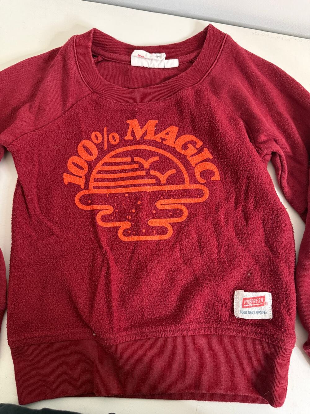 100% Magic PreFresh Kids Sweatshirt 3T Super Soft!